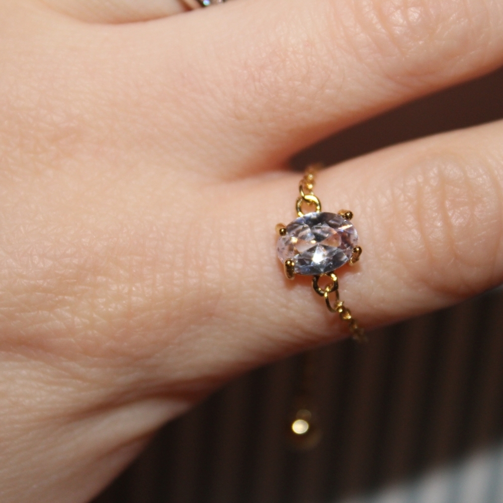 Angel Light Chain Ring - Picture 2 of 9